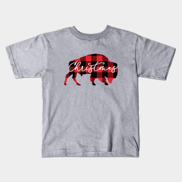 Buffalo Plaid Tee 2 Kids T-Shirt by thedesignfarmer